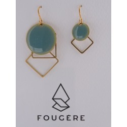 Boucles d'oreilles bleu ciel - 03 | Madame Framboise