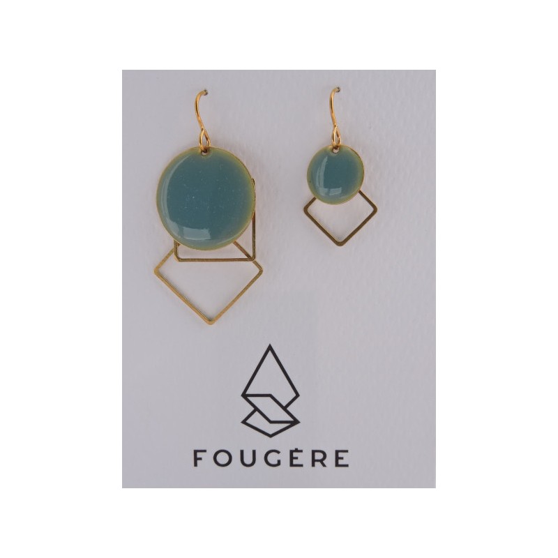 Boucles d'oreilles bleu ciel - 03 | Madame Framboise