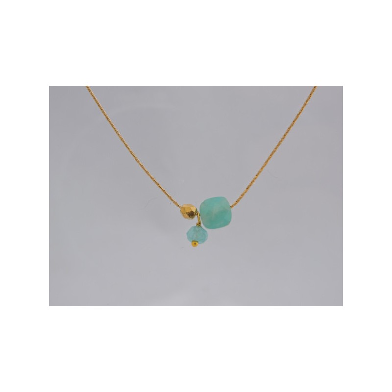 Collier amazonite | Madame Framboise