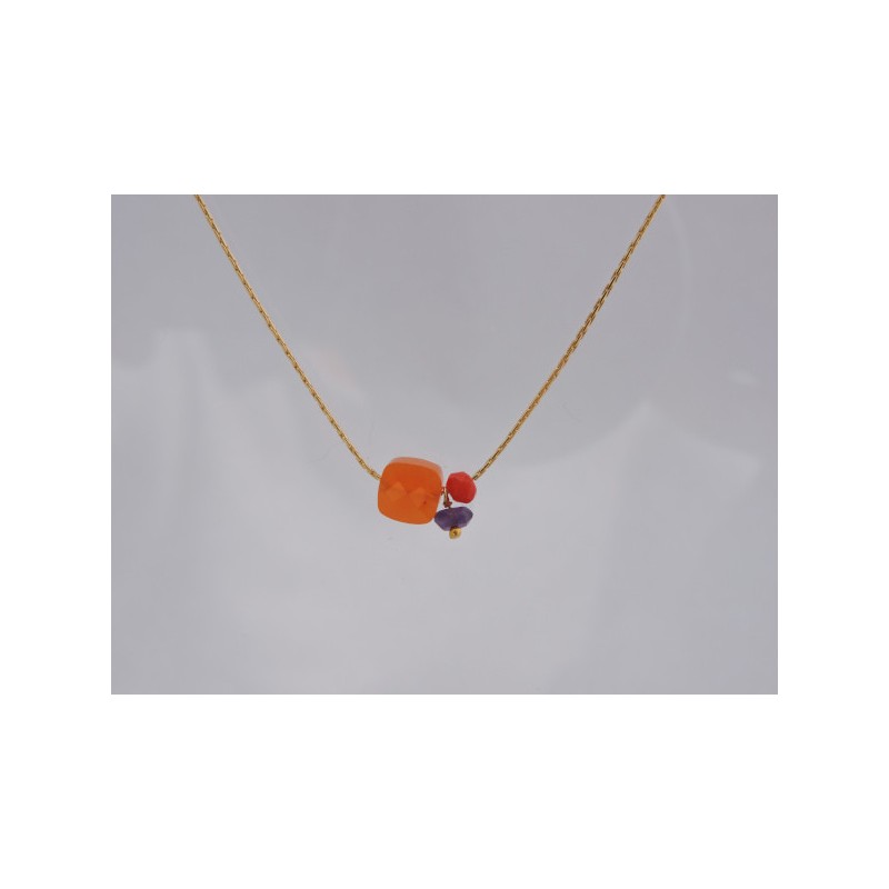 Collier cornaline | Madame Framboise