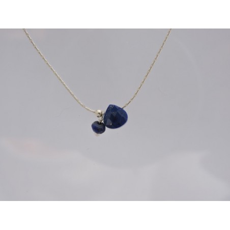 Collier en argent lapis lazuli | Madame Framboise Collier en argent lapis lazuli | Madame Framboise