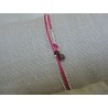 Fuchsia cord bracelet | Madame Framboise