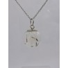 Silver color amulet - Dandelion | Madame Framboise