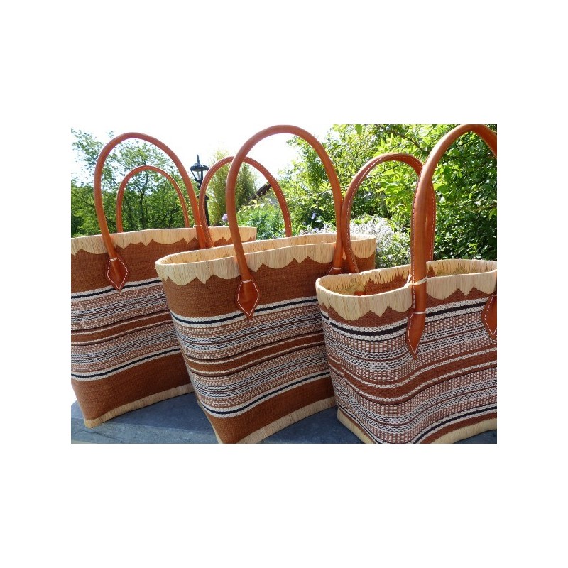 Vegetable fiber shopping basket