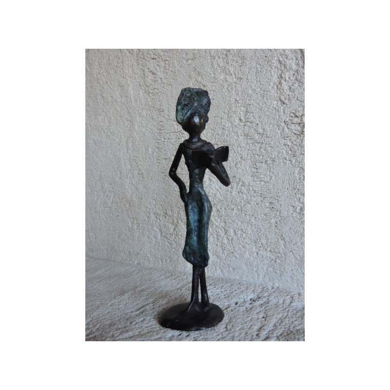 Petite statuette africaine "La danseuse de Boogie" - Madame Framboise