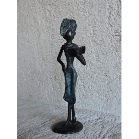 Petite statuette africaine "La danseuse de Boogie" - Madame Framboise