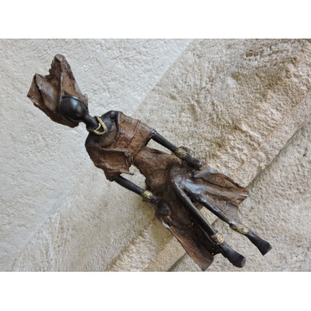Statuette africaine "La penseuse" | Madame Framboise