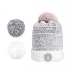 Cabaia beanie - Grog Light Grey | Madame Framboise