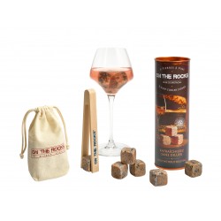 Pierres à vin - Coffret Cadeau Granit Rose de Bretagne | Madame Framboise