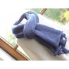 Large blue woollen scarf | Madame Framboise