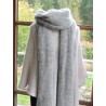 Large grey woollen scarf | Madame Framboise