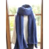 Grande écharpe bleu roi en laine | Madame Framboise