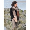 Large brown woollen scarf