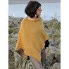 Poncho moutarde en laine | Madame Framboise