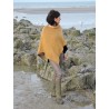 Mustard woollen poncho | Madame Framboise 