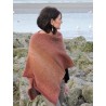 Poncho terracotta en laine | Madame Framboise