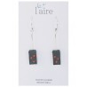 Boucles d'oreilles en papier gris | Madame Framboise