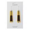 Boucles d'oreilles en papier jaune | Madame Framboise