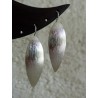 "Bamboo leaf" earrings - Madame Framboise