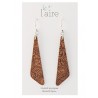 Boucles d'oreilles en papier savanne | Madame Framboise