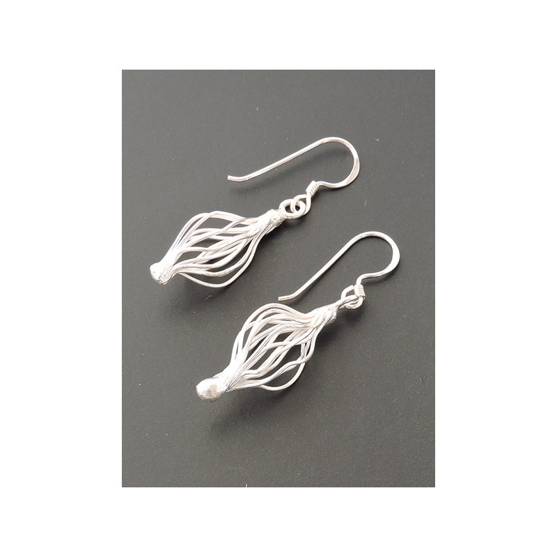 Silver earrings | Madame Framboise