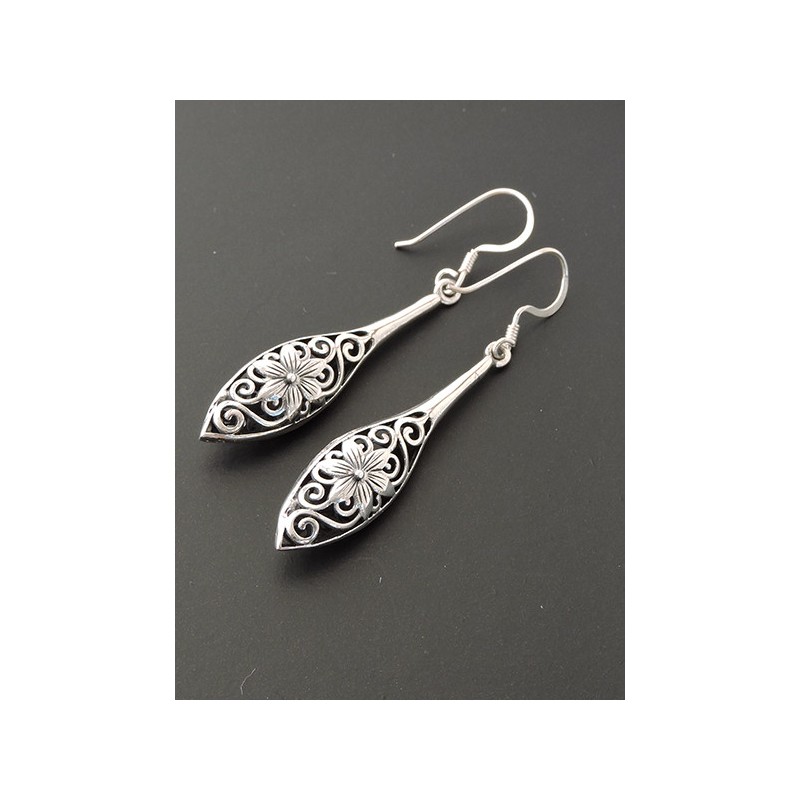 Boucles d'oreilles argent | Madame Framboise