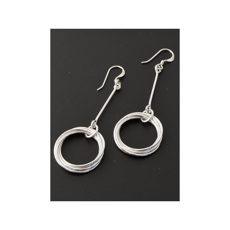 Boucles d'oreilles argent | Madame Framboise