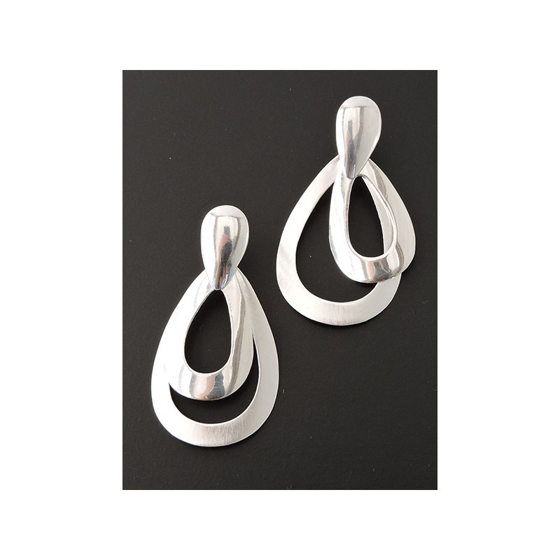 Silver earrings | Madame Framboise