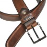 Cognac leather belt - Kaszer | Madame Framboise