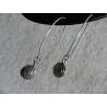 Boucles d'oreilles argent massif - Madame Framboise