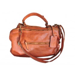 Leather tote bag | Madame Framboise