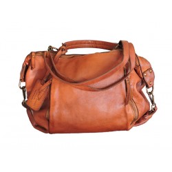 Leather tote bag | Madame Framboise