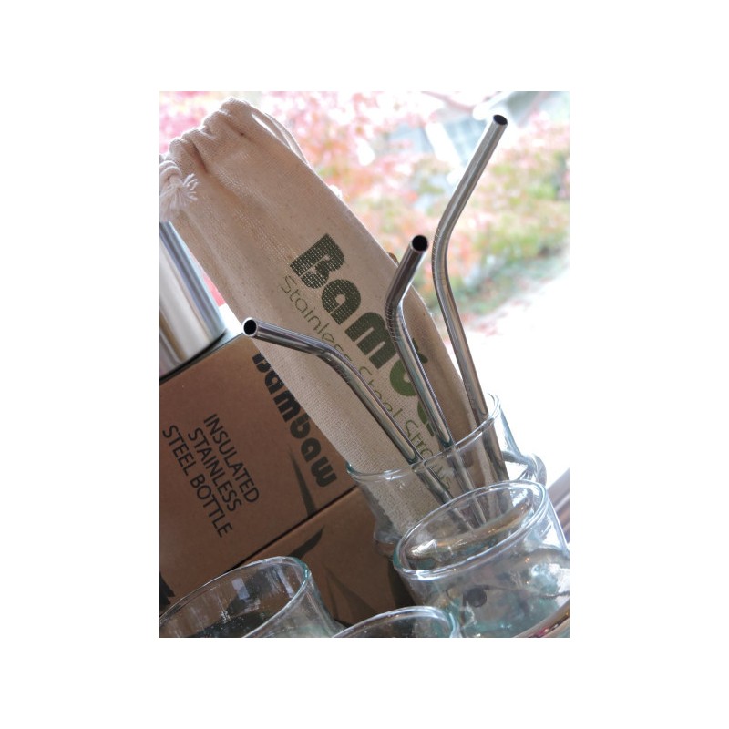 Zero-waste stainless steel straws | Madame Framboise