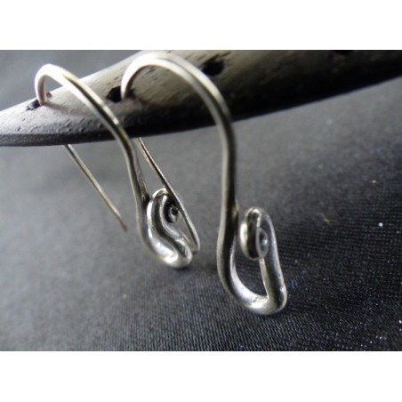 Fine silver earrings - Madame Framboise