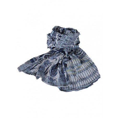 Foulard en coton bio Létol - L'Amiral | Madame Framboise Foulard en coton bio Létol - L'Amiral | Madame Framboise