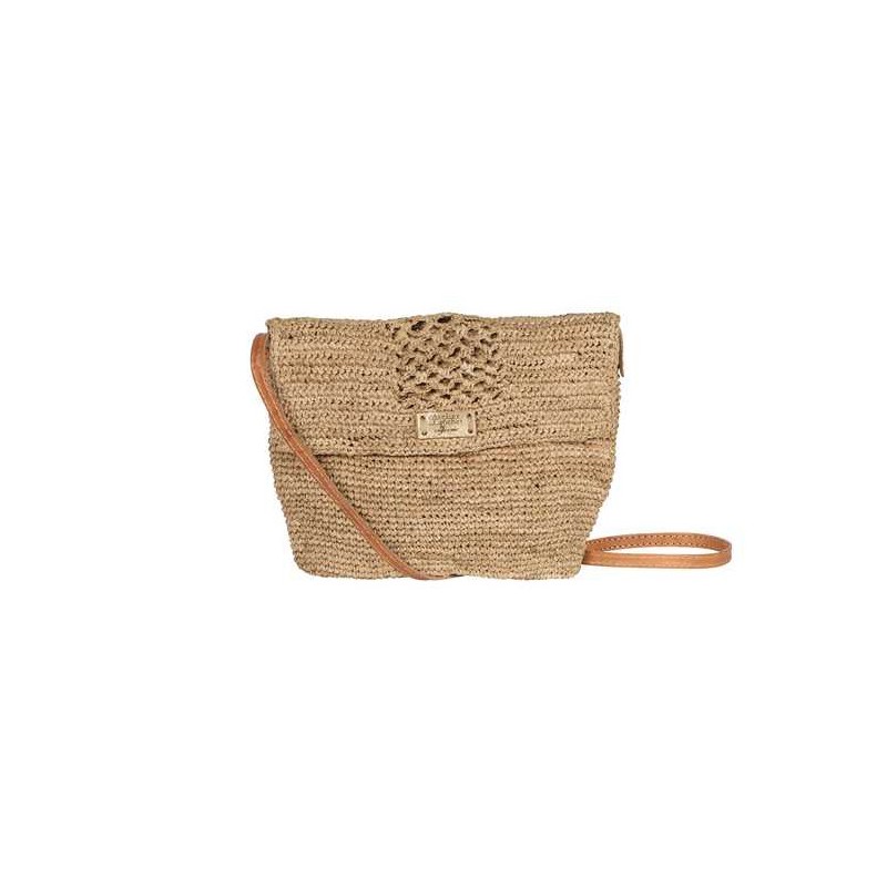 Raffia pouch - Alveola | Madame Framboise