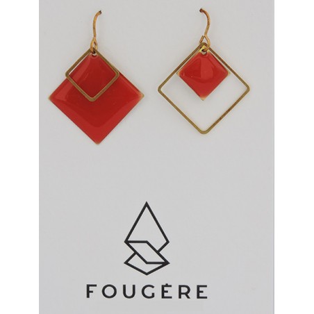Boucles d'oreilles rouge - 03 | Madame Framboise Boucles d'oreilles rouge - 03 | Madame Framboise