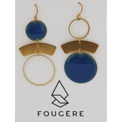 Boucles d'oreilles bleu - 06 | Madame Framboise