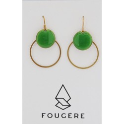 Boucles d'oreilles vertes - 10 | Madame Framboise