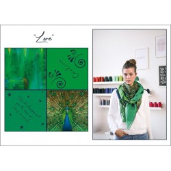 Cotton voile scarf Caelina - Lore | Madame Framboise
