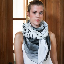 Cotton voile scarf Caelina - Maëva | Madame Framboise