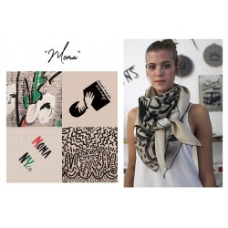 Foulard en voile de coton Caelina - Moma | Madame Framboise