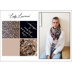 Cotton voile scarf Caelina -  Lady Laurence | Madame Framboise