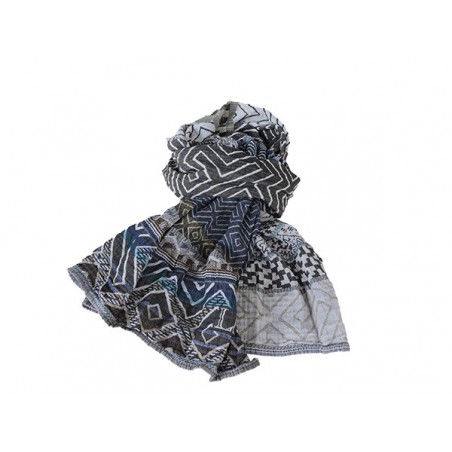 Organic cotton scarf Létol - Kaki | Madame Framboise