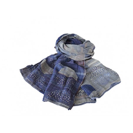 Foulard en coton bio Létol - Blauve | Madame Framboise Foulard en coton bio Létol - Blauve | Madame Framboise