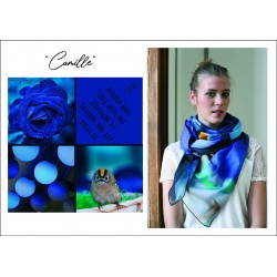 Cotton voile scarf Caelina -  Camille | Madame Framboise| Camille