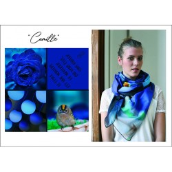 Foulard en voile de coton Caelina - Camille | Madame Framboise