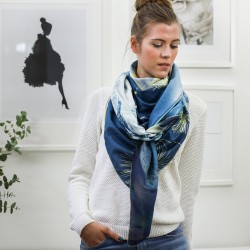 Cotton voile scarf Caelina -  Elsa |Madame Framboise