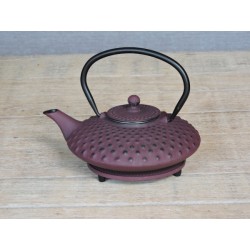 Plum cast iron teapot | Madame Framboise