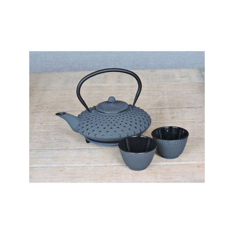 Grey cast iron teapot | Madame Framboise